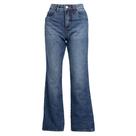 Calça Jeans Feminina Sawary Reta Cintura Alta Azul Calça Jeans Feminina Sawary Reta Cintura Alta Azul