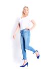 Calça Jeans Feminina SKINNY com Laço