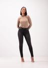 Calça Jeans Feminina Skinny Preta Fit For Me Lunender 0024J