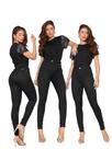 Calça jeans feminina skinny preta wissam jeans Calça jeans feminina skinny preta wissam jeans
