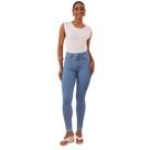 Calça Jeans Feminina Skinny Ultraflex Cintura Média Lunender