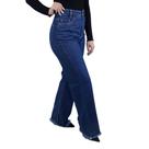 Calça Jeans Feminina Tharog Wide Leg Azul Escuro - TH1789JN