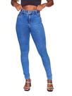 Calça jeans feminina tradicional sky fuan c/cinto fivela