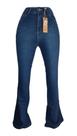 Calça jeans flare dianinha cintura alta k2b