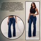 Calça Jeans Flare Feminina Premium Cintura Alta Ajuste Perfeito Alongadora Confortável -