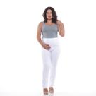 Calça Jeans Gestante Cigarrete Grávida Faixa na Barriga