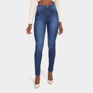 Calça Jeans Grifle Skinny Cintura Alta Feminina