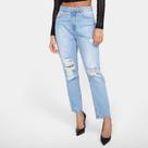 Calça Jeans Hering Mom Destroyed Feminina
