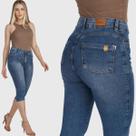 Calça Jeans HNO Jeans Capri Skinny Elastano Azul