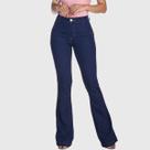 Calça Jeans HNO Jeans Flare Classic com Elastano Azul Escuro Calça Jeans HNO Jeans Flare Classic com Elastano Azul Escuro