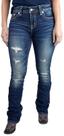 Calça Jeans Importada Miss Me Feminina Cross Flap Pockets Importada