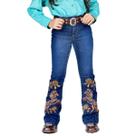 Calça Jeans Infantil Cavalo Bordado Bill Way 116
