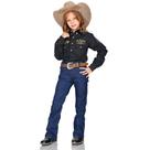 Calça Jeans Infantil Country Feminina Flare BIll Way 190 Calça Jeans Infantil Country Feminina Flare BIll Way 190