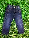 Calça Jeans Infantil Femenino Cost Perna Frente Baby