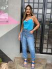 Calça Jeans Jogger