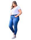 Calça Jeans, Jogger, Feminina, Plus Size, Tam.46