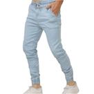 Calça Jeans Jogger Masculina Premium com Lycra - Sarja com Punho, Conforto e Estilo Calça Jeans Jogger Masculina Premium com Lycra - Sarja com Punho, Conforto e Estilo