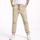 Calça Jeans Jogger Masculina Slim Sarja Com Punho Elástico Casual Trabalho Moda Slim Fit Básica Lisa Cintira Alta Confortável - Calça Jeans Jogger Masculina Slim Sarja Com Punho Elástico Casual Trabalho Moda Slim Fit Básica Lisa Cintira Alta Confortável -