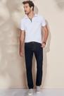 Calça Jeans Lado Avesso Marcello Slim Azul Escuro
