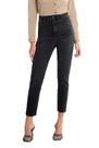 Calça Jeans Lunender Mom Chapa Barriga Preto