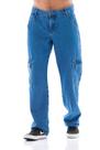 Calça Jeans Masculina Arauto Cargo Reta