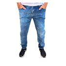 Calça jeans masculina basica slim reto sarja ou jeans com elastano lançamento