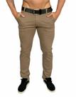 calça jeans masculina caqui skinny tradicional linha premium