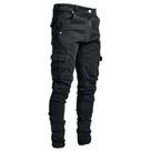Calça jeans masculina casual com bolso lateral - 1UN