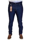 Calça Jeans Masculina Country Escura Tradicional Para Trabalho Reta Serviço com Elastano Qualidade