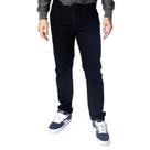 Calça Jeans Masculina Dixie Slim Cintura Média Preto