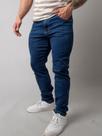 Calça jeans masculina escura com elastano