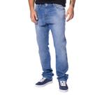 Calça Jeans Masculina Gangster Modelagem Reta Azul Claro