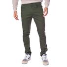 Calça Jeans Masculina Gangster Reta Verde Musgo