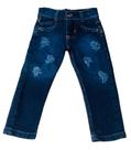 Calça Jeans Masculina Infantil Meninos Com Regulador