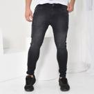 Calça Jeans Masculina Jeans Skinny Com Puído Estilosa