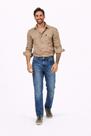 Calça Jeans Masculina Lee Chicago Regular Fit Reta Sky Azul