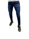 Calça Jeans Masculina Modelo Inovado Puído Esc. Coleção Nova