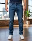 Calça Jeans Masculina Pockets Slim Ogochi Original Azul-escuro Liso 46 Calça Jeans Masculina Pockets Slim Ogochi Original Azul-escuro Liso 46