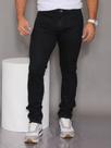 Calça jeans masculina preta tradicional