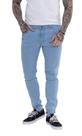 Calça Jeans Masculina Skinny Délavé Tendência Elastano Premium