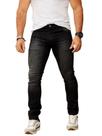 Calça jeans Masculina skinny Preto casual