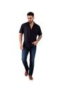Calça Jeans Masculina Slim Fit Plus Size Six One Azul Lavado com Elastano