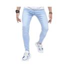 Calça Jeans Masculina Slim Fit Stretch Preta Estilo Biker Casual 2025 Clássica