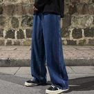 Calça Jeans Masculina Solta Reta - Estilo Coreano Vintage Y2K