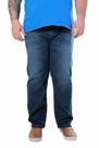 Calça Jeans Megaflex Garcez Estonada Escura
