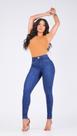 Calça Jeans Miller Skinny Deluxe Azul Empina Bumbum