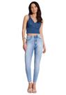 Calça jeans modeladora chapa barriga lunender 20626