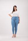 Calça jeans plus size fit for me veste 3 tam lunender 0082j