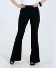 Calça jeans premium flare cor preta elastano Calça jeans premium flare cor preta elastano