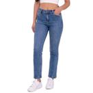 Calça Jeans Reta Com Abertura Feminina Revanche - CA.FEM.00433 Calça Jeans Reta Com Abertura Feminina Revanche - CA.FEM.00433